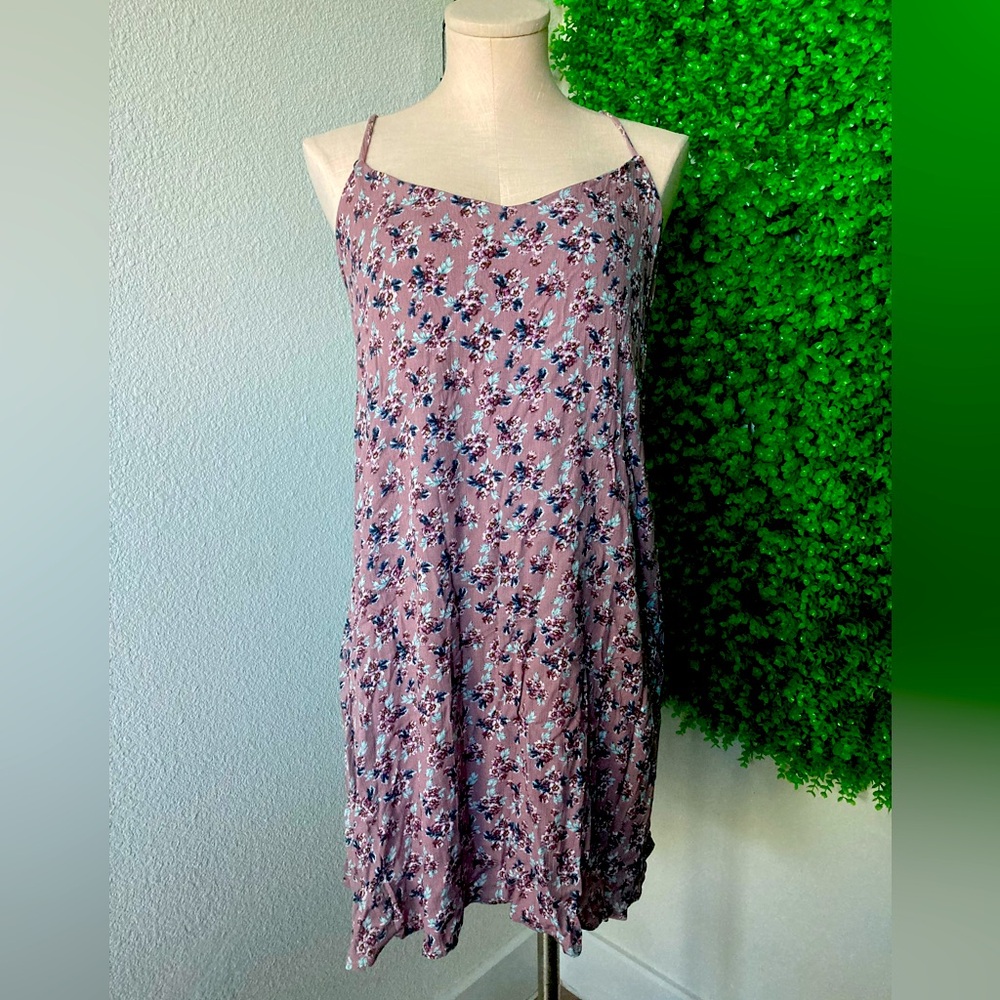 Floral shift dress